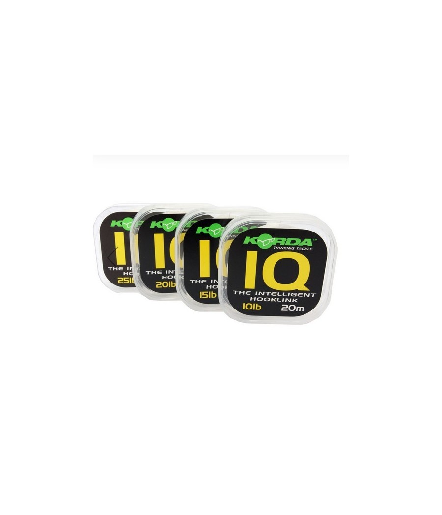 kaper sklep Korda IQ2 Extra Soft Fluorocarbon Hooklink 20lb