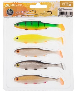 sklep kaper MIKADO PRZYNĘTA Real fish 8,5cm MIX 5szt