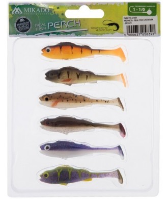 sklep kaper MIKADO PRZYNĘTA Real fish Perch 6.5 cm Mix 6szt
