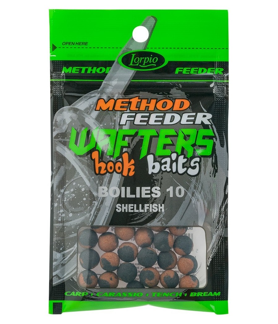 Lorpio Wafter Hook Baits Boiles Shellfish 10